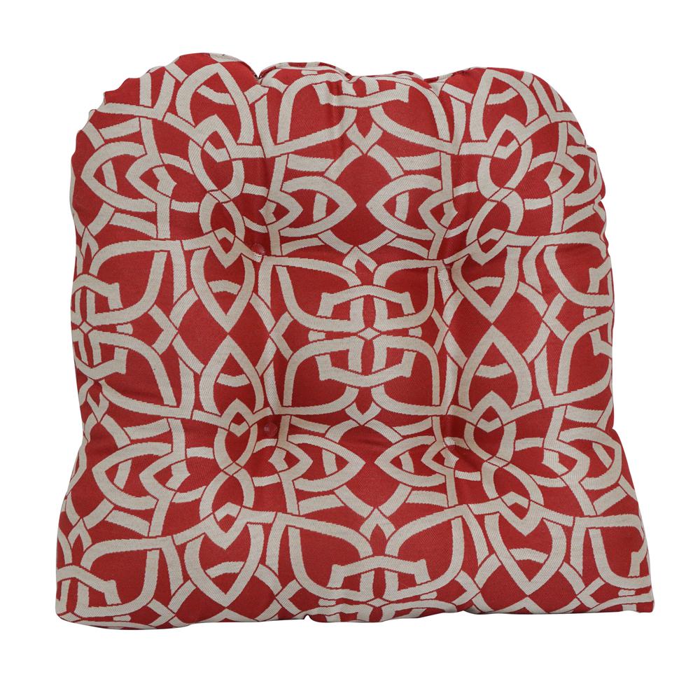 19-inch U-Shaped Premium Outdoor Tufted Dining Chair Cushion. Picture 3