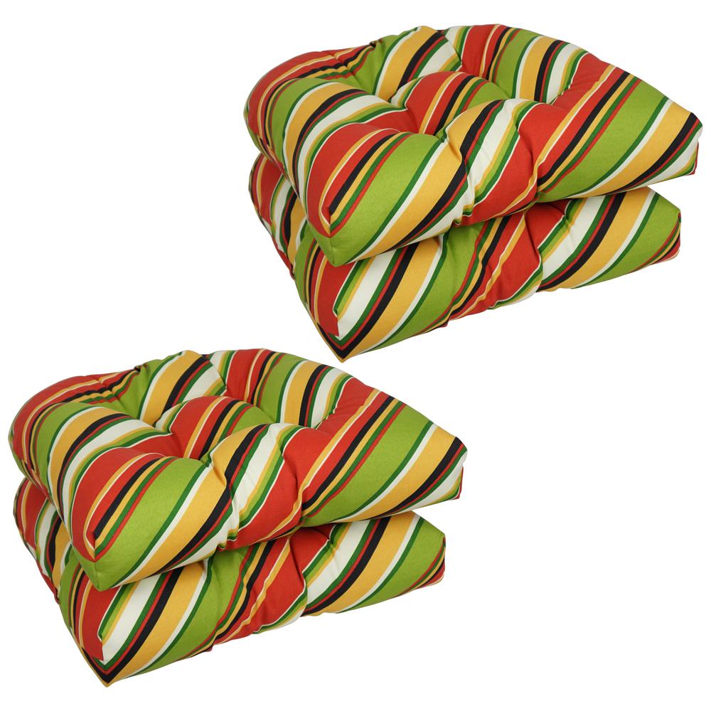19-inch U-Shaped Dining Chair Cushions (Set of 4)  93184-4CH-OD-102. Picture 1