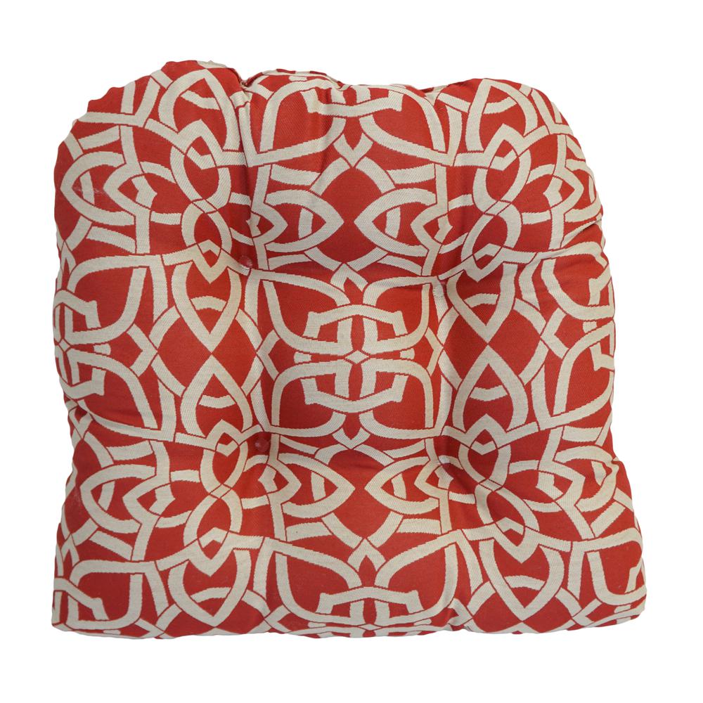 19-inch U-Shaped Premium Outdoor Tufted Dining Chair Cushion. Picture 3