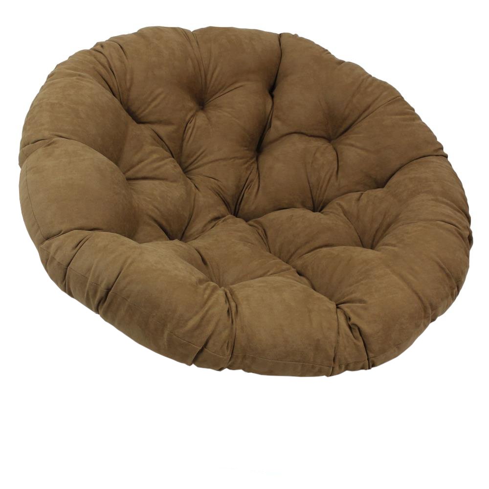 52-inch Solid Microsuede Papasan Cushion (Fits 50-inch Papasan Frame)  93302-52-MS-CM. Picture 1