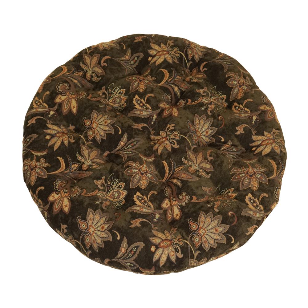 48-inch Patterned Jacquard Chenille Papasan Cushion (Fits 46-inch Papasan Frame)  93302-JCH-CO-34. Picture 1