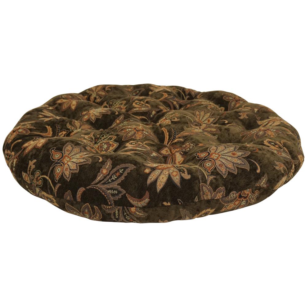 48-inch Patterned Jacquard Chenille Papasan Cushion (Fits 46-inch Papasan Frame)  93302-JCH-CO-34. Picture 3