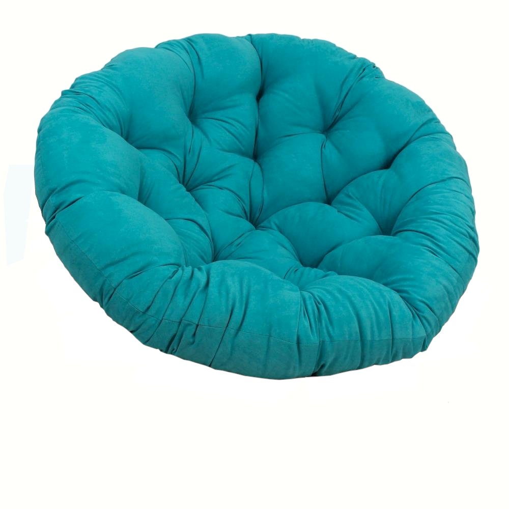 48-inch Solid Microsuede Papasan Cushion (Fits 46-inch Papasan Frame)  93302-MS-AB. Picture 1