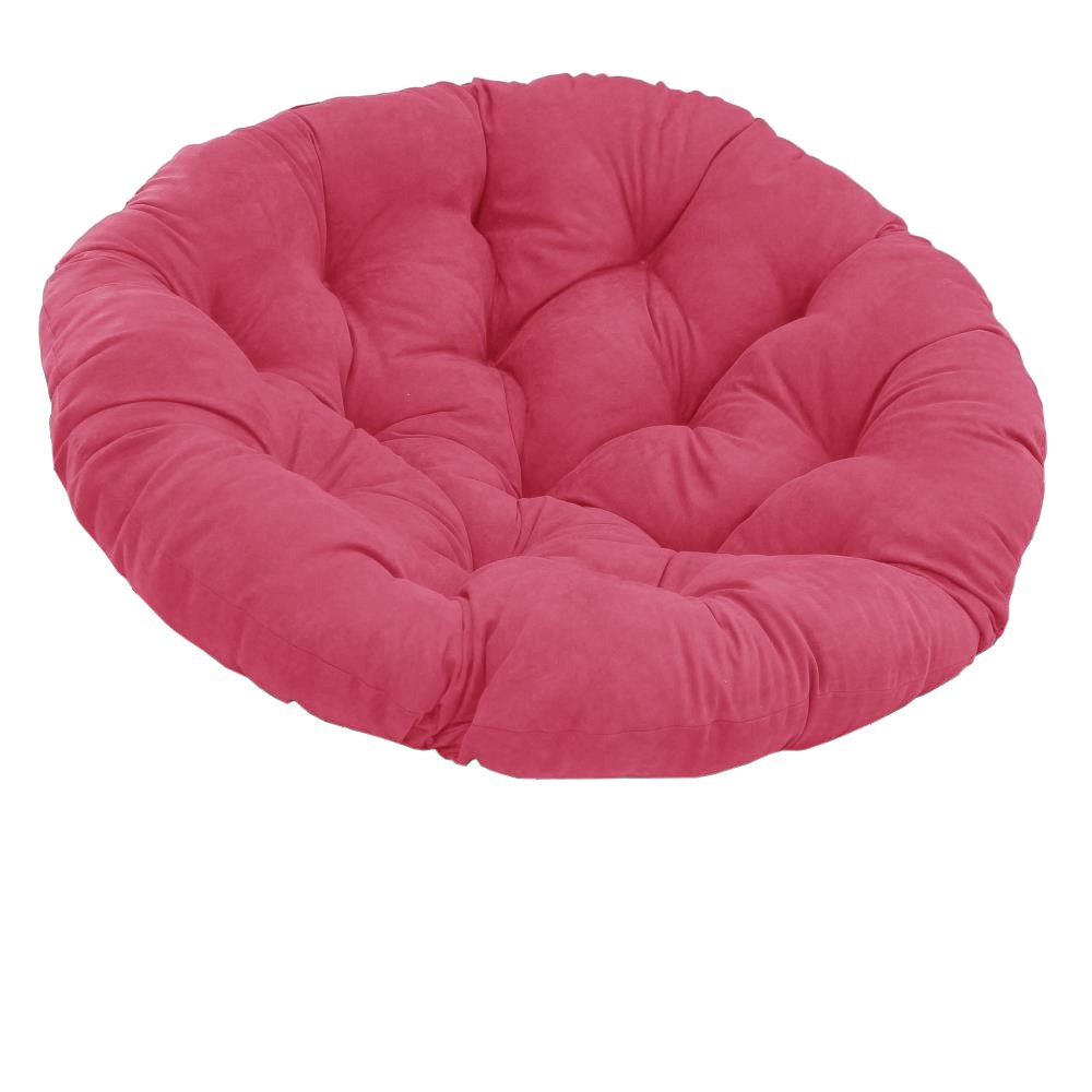48-inch Solid Microsuede Papasan Cushion (Fits 46-inch Papasan Frame)  93302-MS-BB. Picture 1