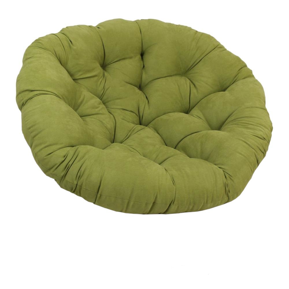 48-inch Solid Microsuede Papasan Cushion (Fits 46-inch Papasan Frame)  93302-MS-ML. Picture 1