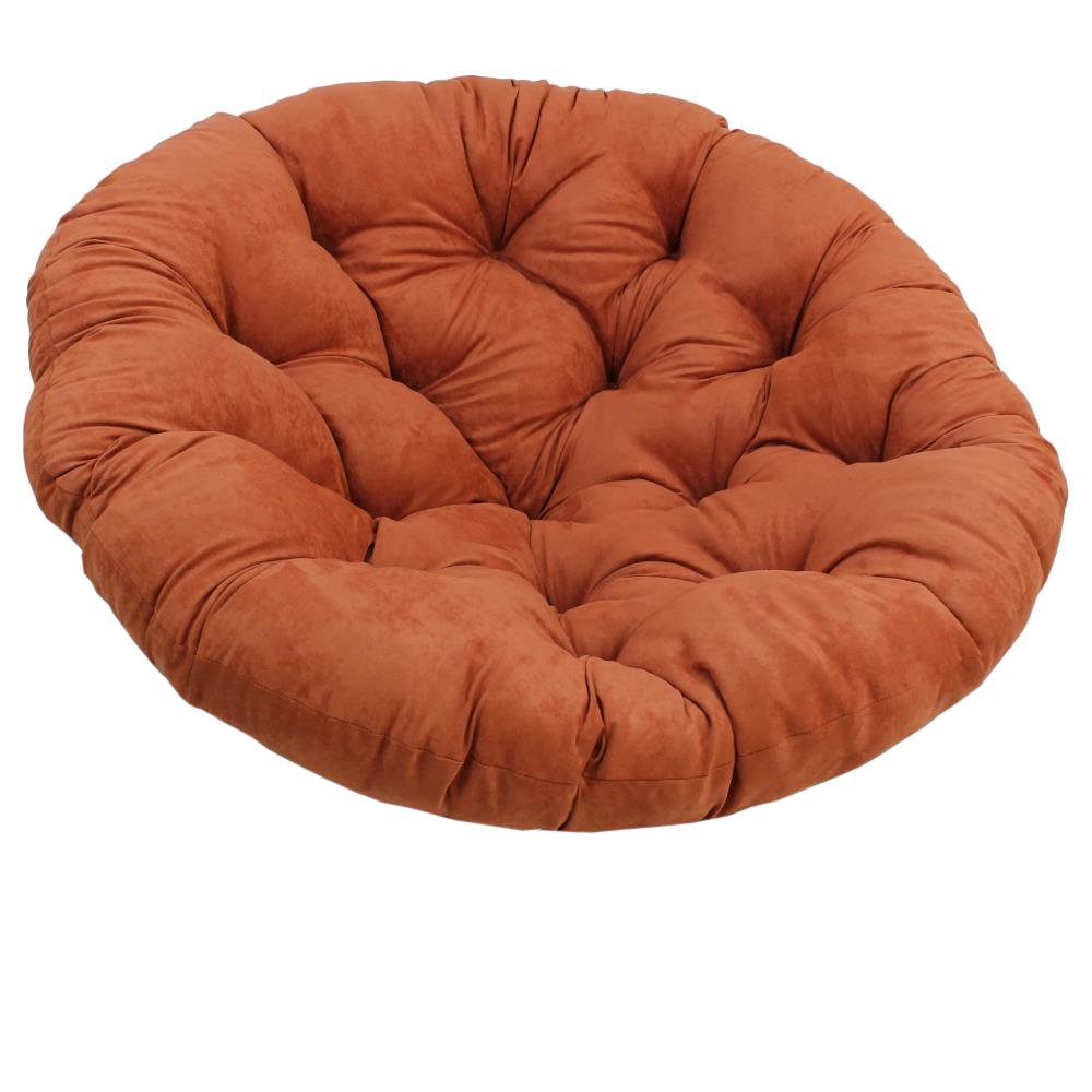 48-inch Solid Microsuede Papasan Cushion (Fits 46-inch Papasan Frame)  93302-MS-SP. Picture 1