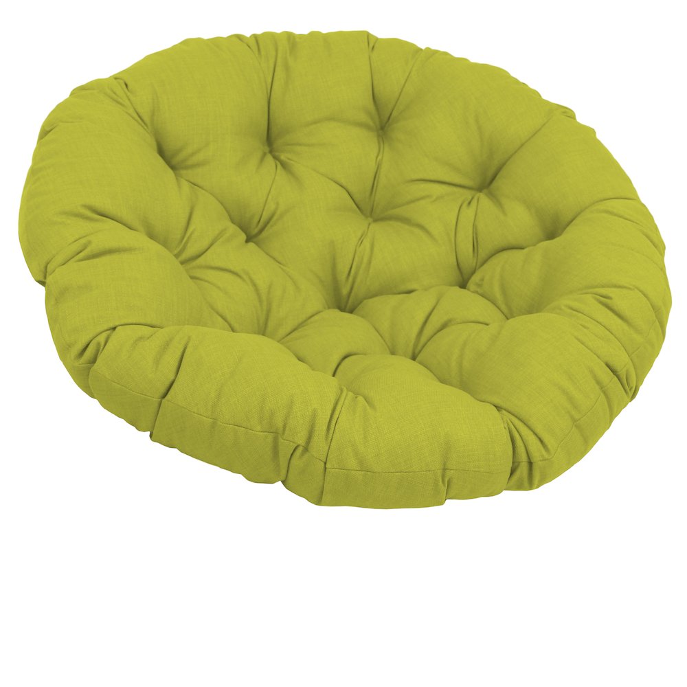 48-inch Solid Outdoor Spun Polyester Papasan Cushion. Picture 1