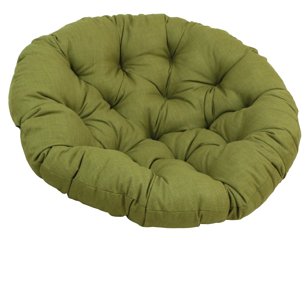 48-inch Solid Outdoor Spun Polyester Papasan Cushion. Picture 1