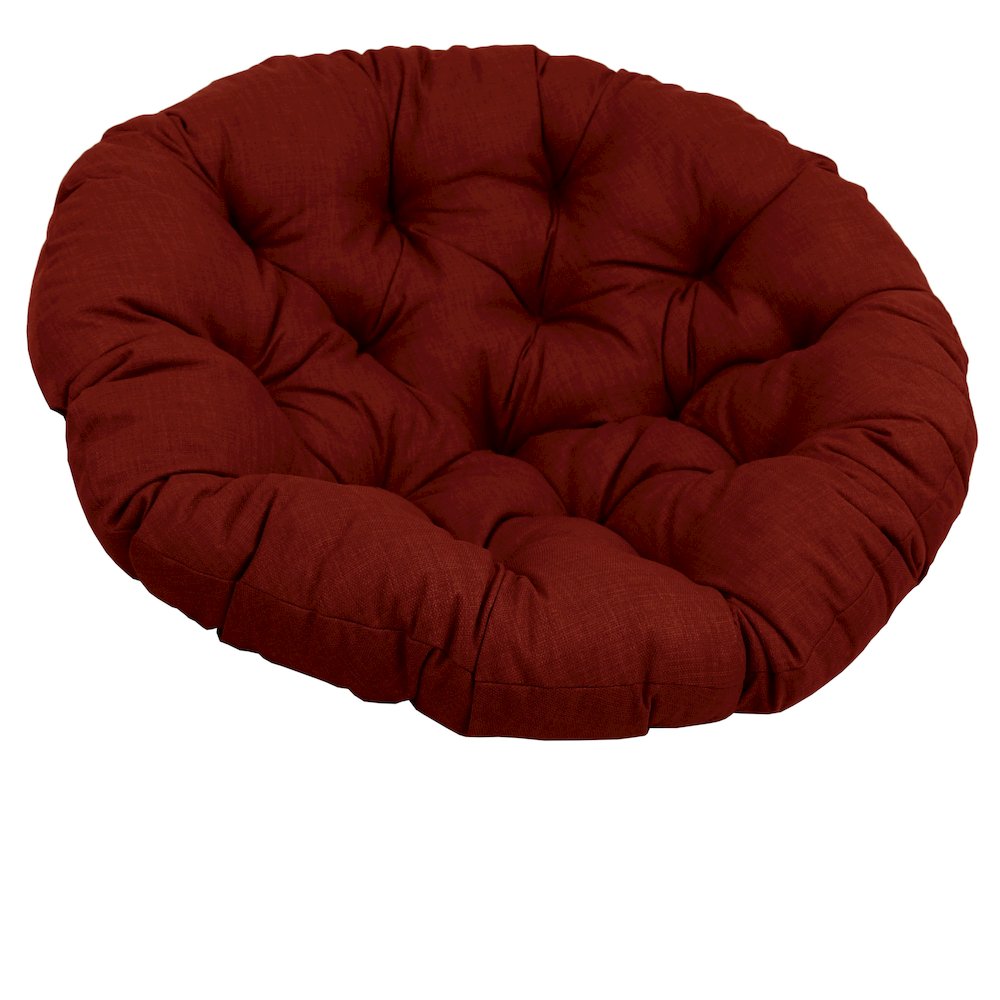 48-inch Solid Outdoor Spun Polyester Papasan Cushion. Picture 1