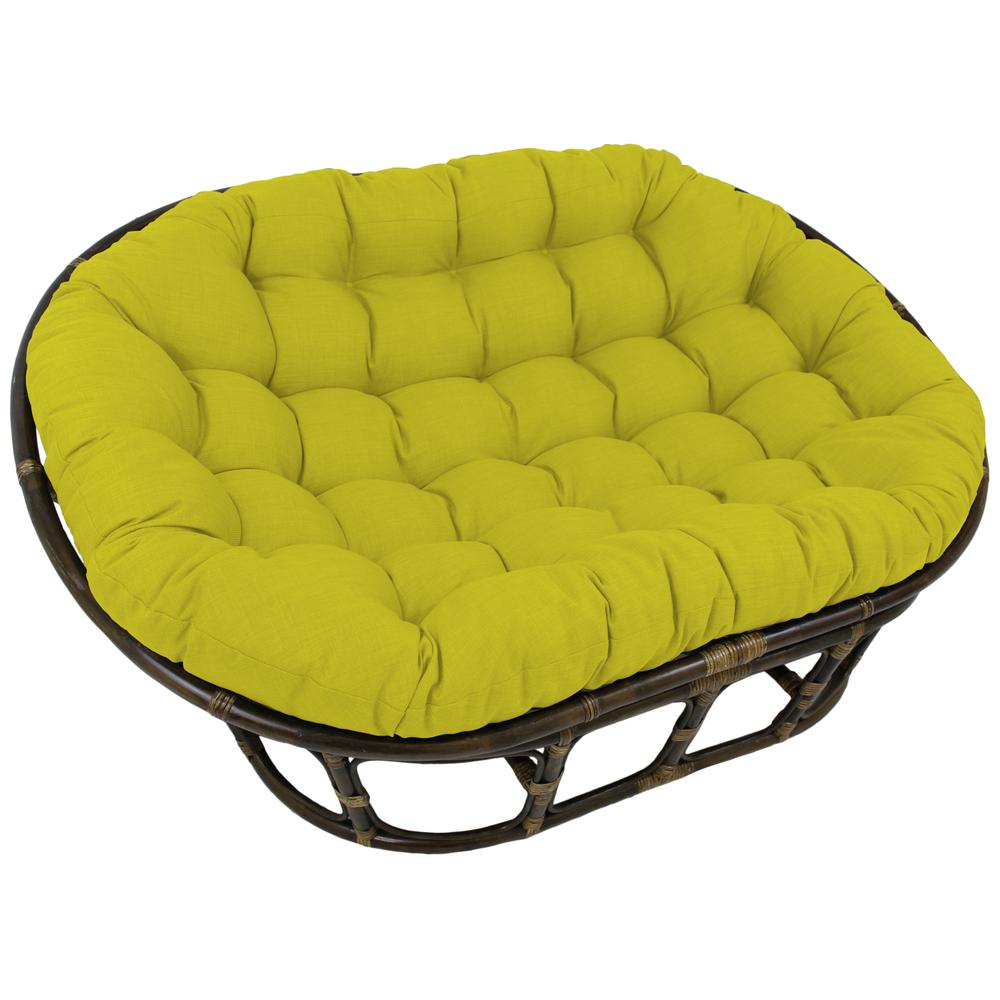 78-inch by 58-inch Solid Spun Polyester Double Papasan Cushion  93304-78-REO-SOL-01. Picture 1
