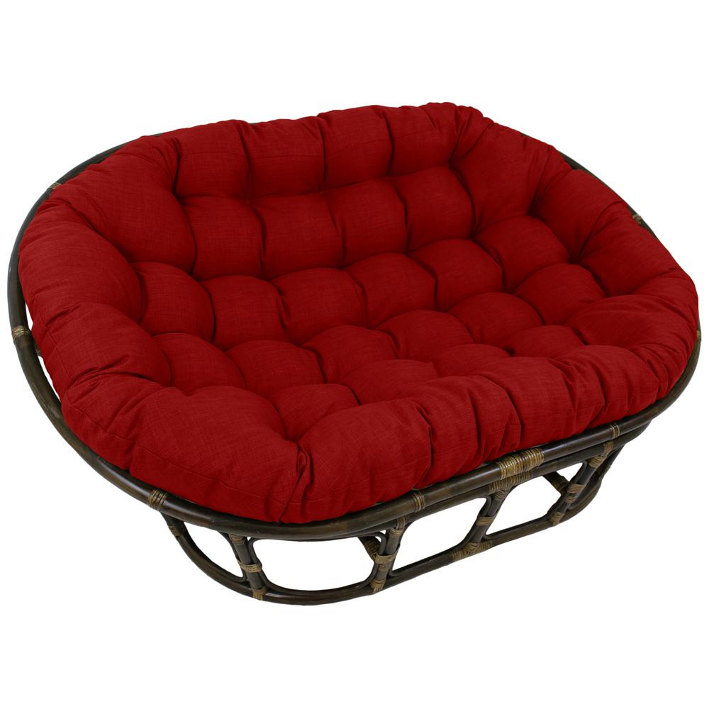 78-inch by 58-inch Solid Spun Polyester Double Papasan Cushion  93304-78-REO-SOL-04. Picture 1