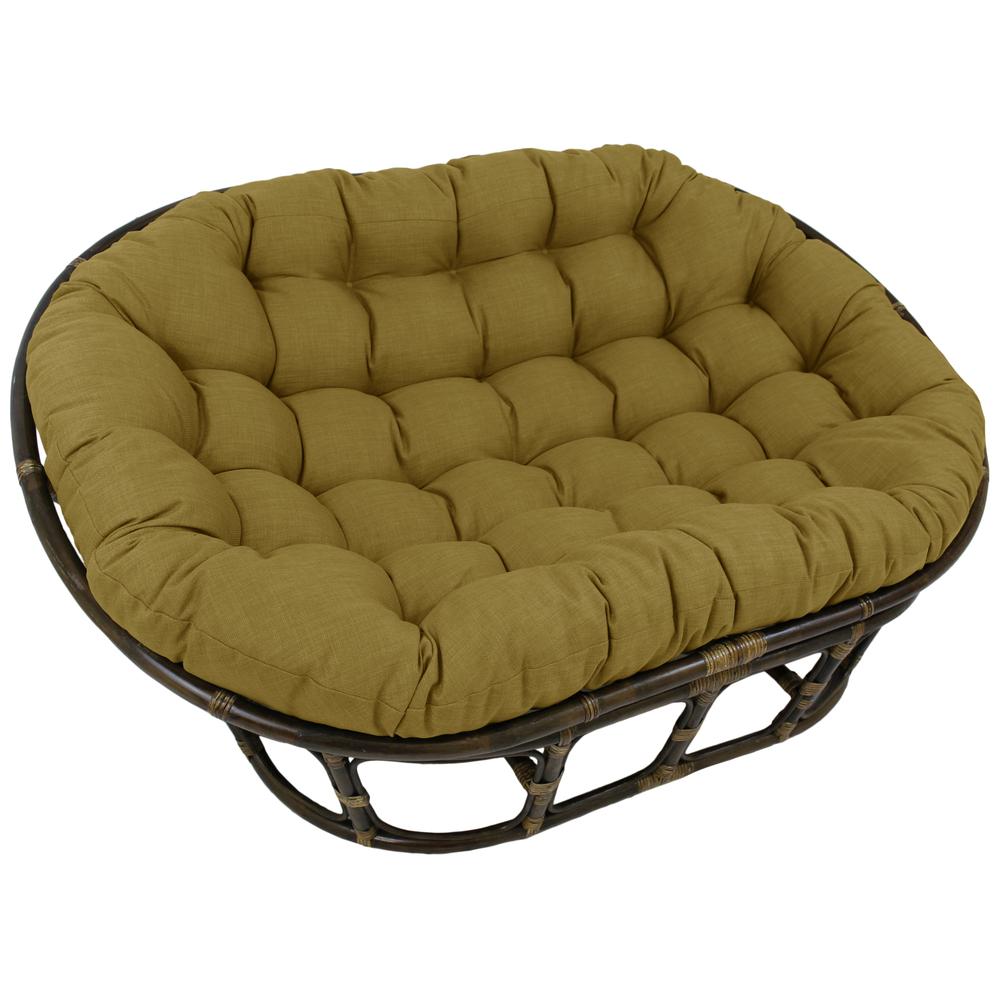 78-inch by 58-inch Solid Spun Polyester Double Papasan Cushion  93304-78-REO-SOL-08. Picture 1