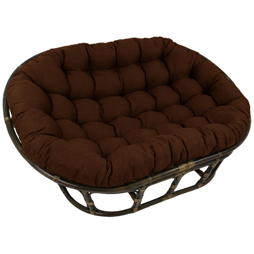 78-inch by 58-inch Solid Spun Polyester Double Papasan Cushion  93304-78-REO-SOL-10. Picture 1