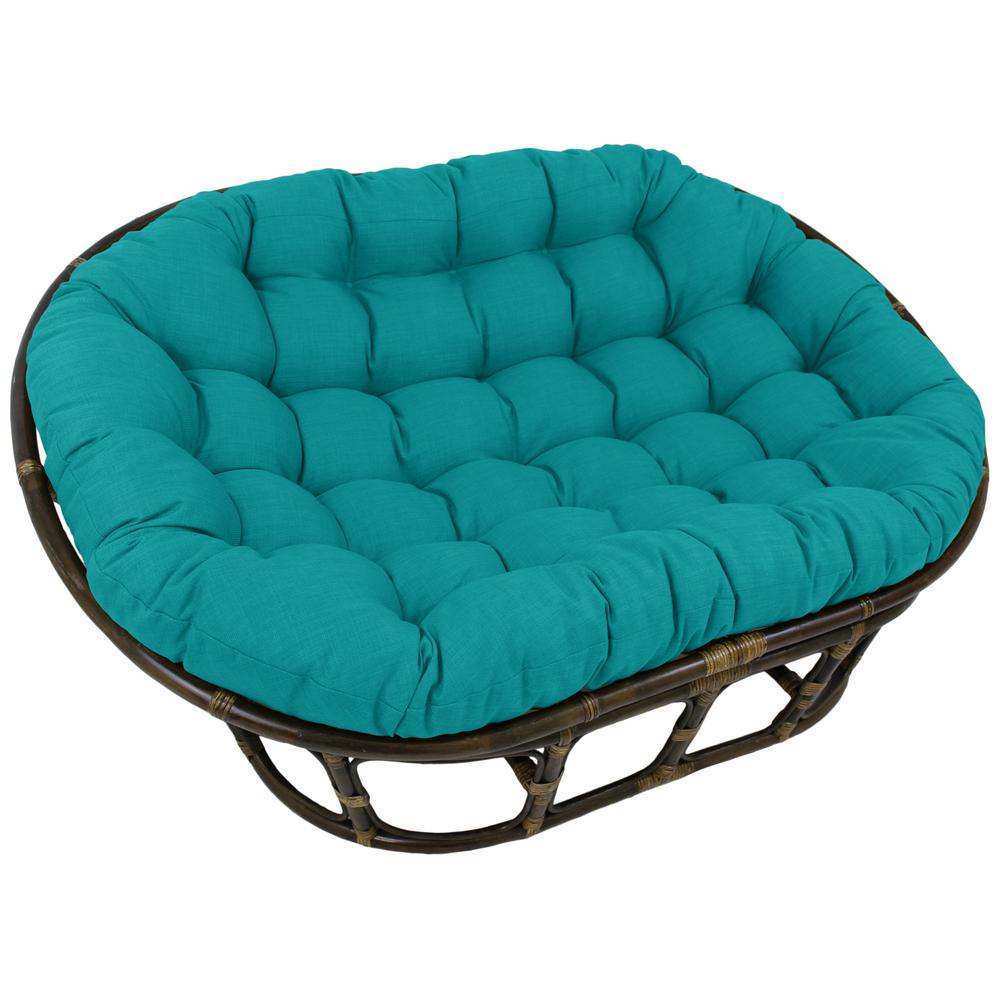 78-inch by 58-inch Solid Spun Polyester Double Papasan Cushion  93304-78-REO-SOL-12. Picture 1