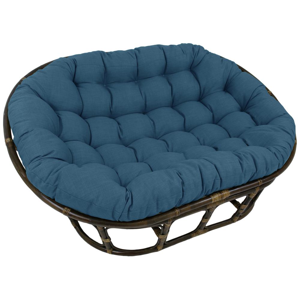 78-inch by 58-inch Solid Spun Polyester Double Papasan Cushion  93304-78-REO-SOL-16. Picture 1