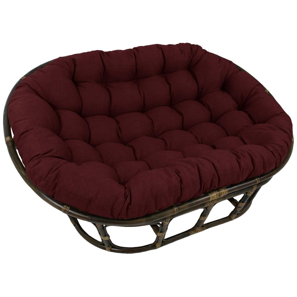 78-inch by 58-inch Solid Spun Polyester Double Papasan Cushion  93304-78-REO-SOL-17. Picture 1
