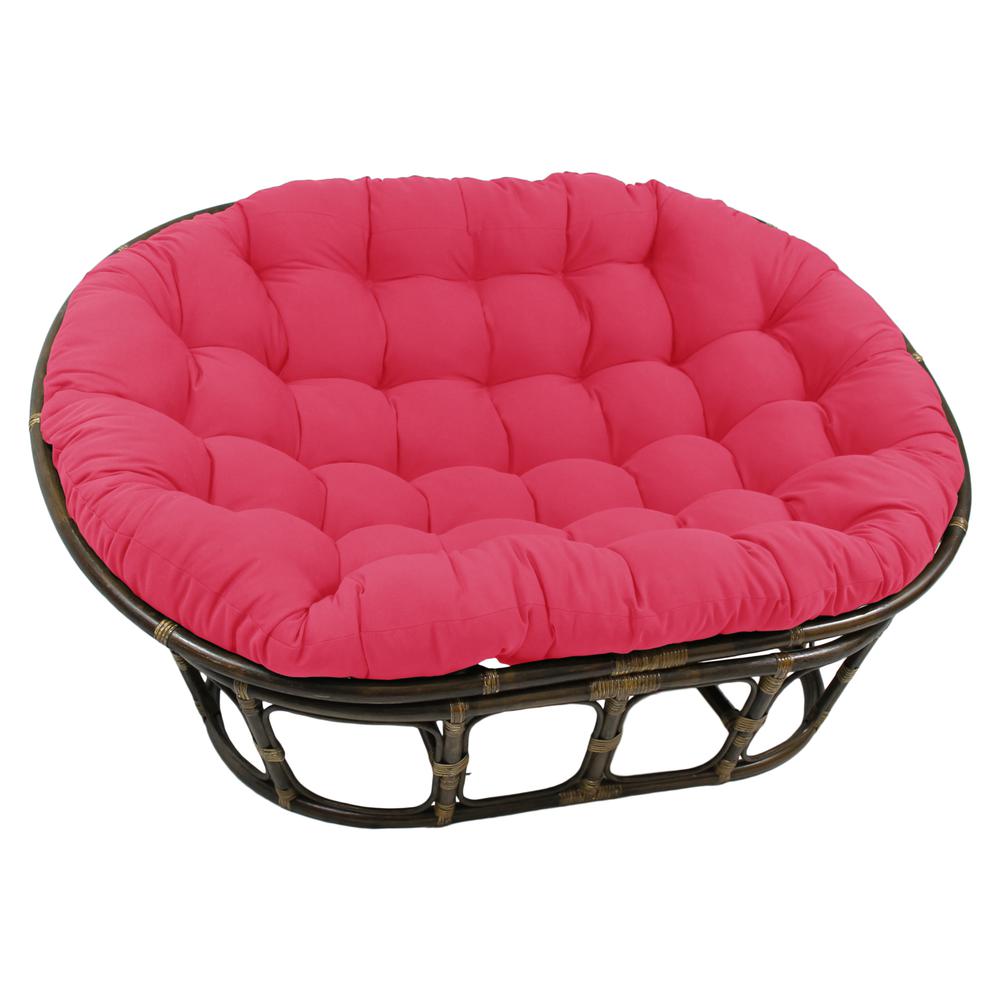 78-inch by 58-inch Solid Twill Double Papasan Cushion  93304-78-TW-BB. Picture 1