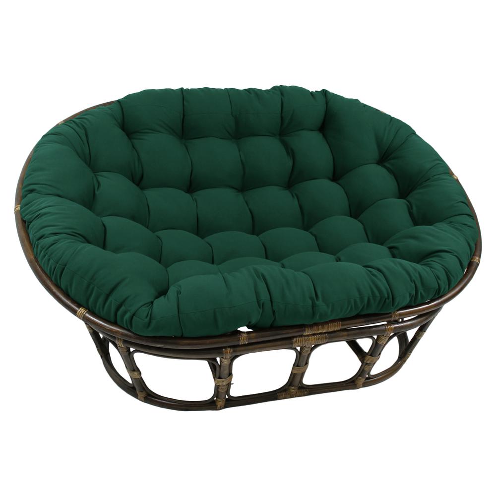 78-inch by 58-inch Solid Twill Double Papasan Cushion  93304-78-TW-FG. Picture 1