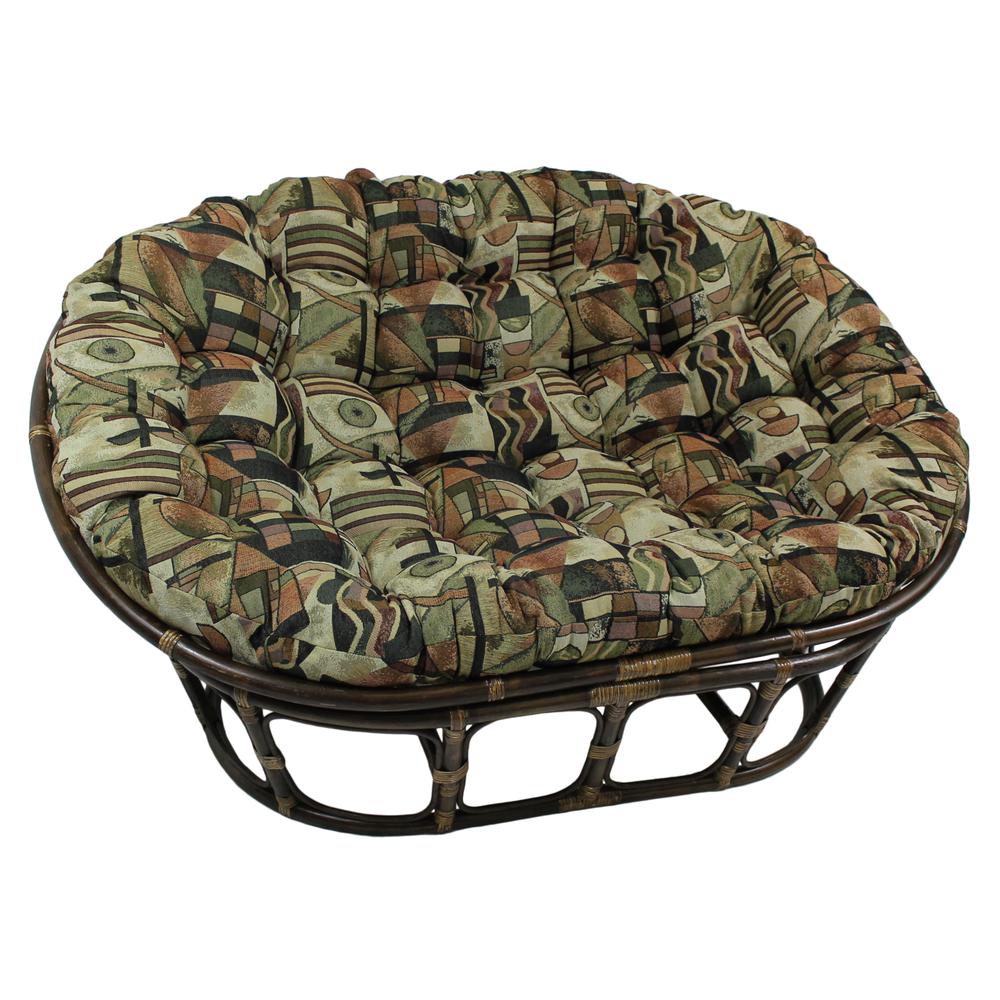 65-inch by 48-inch Tapestry Double Papasan Cushion. Picture 1