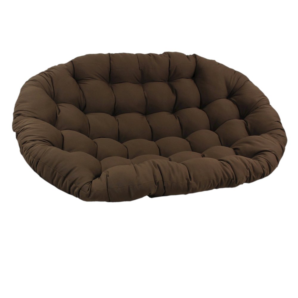 65-inch by 48-inch Solid Twill Double Papasan Cushion. Picture 1