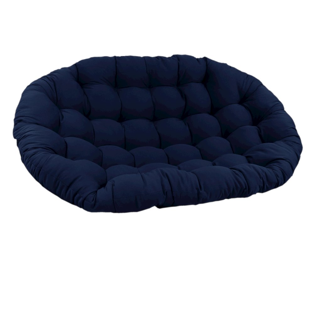65-inch by 48-inch Solid Twill Double Papasan Cushion 93304-TW-NV. Picture 1