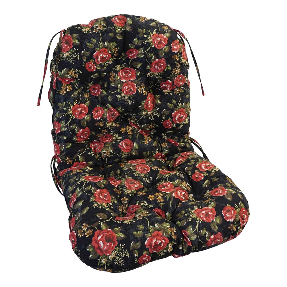 48-inch by 24-inch Indoor Polyester Blend Swivel Rocker Cushion 93310-ID-006. Picture 1