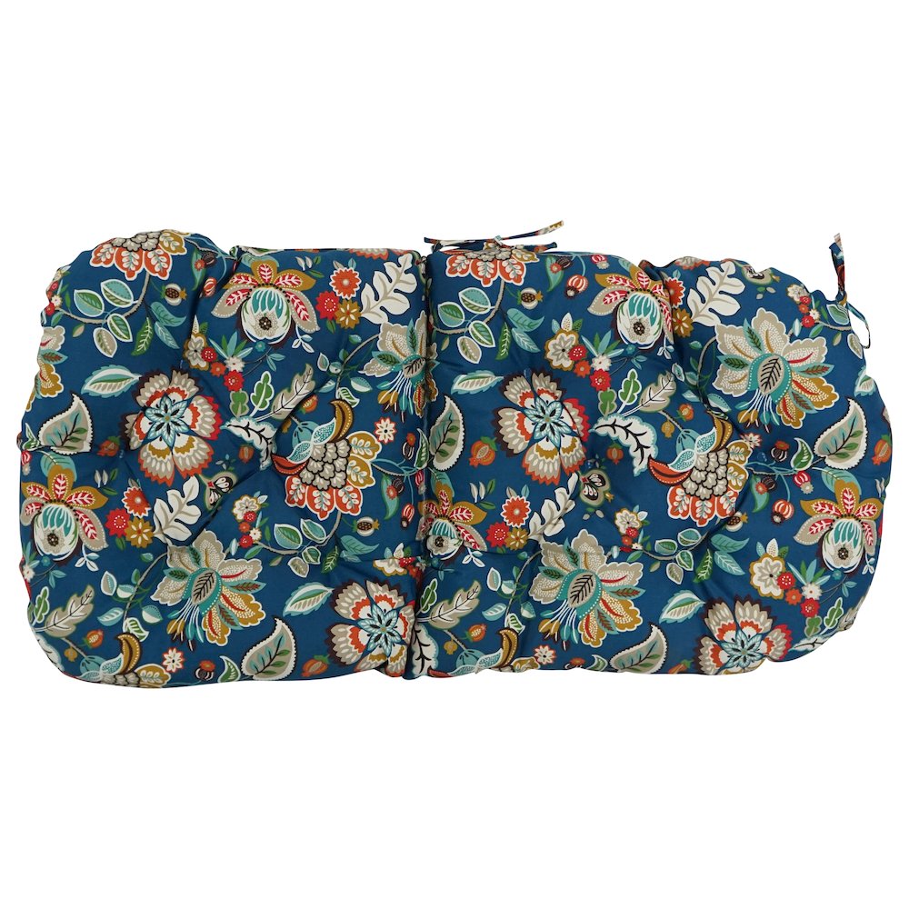 48-inch by 24-inch Patterned Outdoor Spun Polyester Swivel Rocker Cushion. Picture 3