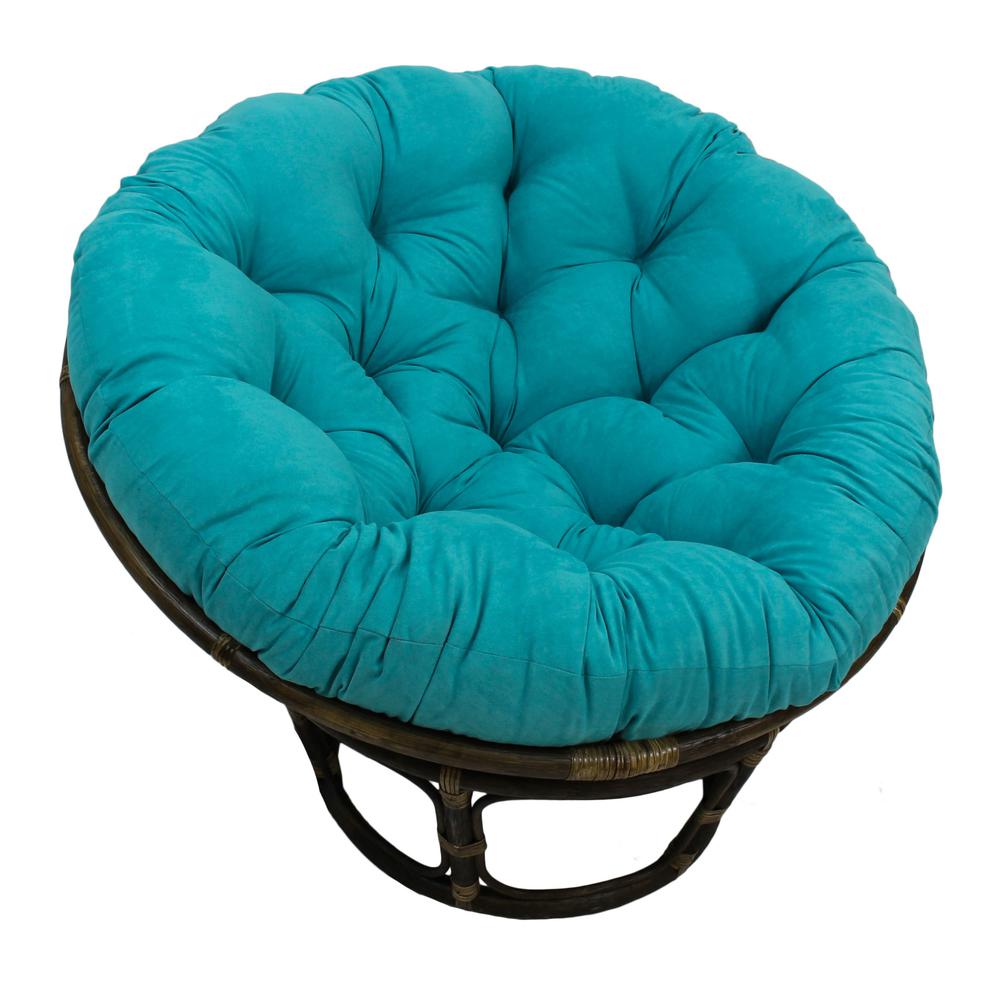 44-inch Solid Micro Suede Papasan Cushion (Fits 42-inch Papasan Frame). Picture 1