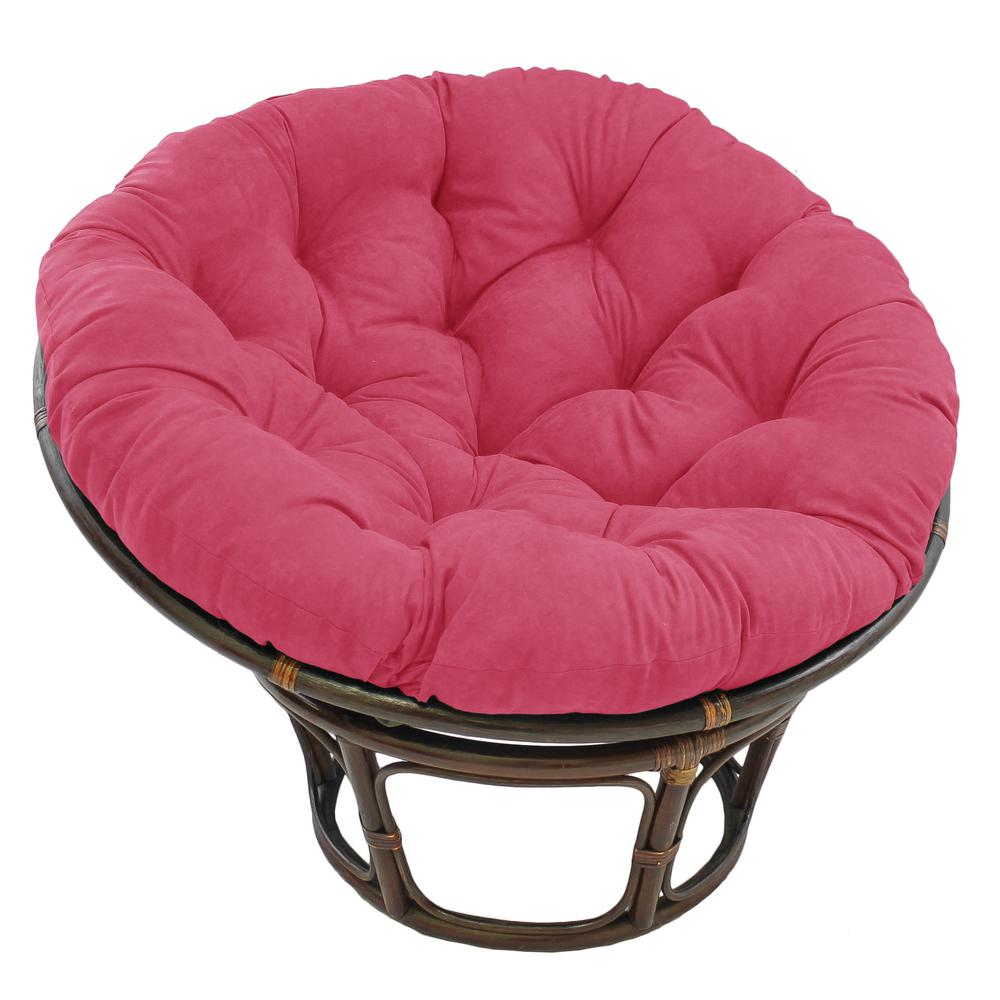 44-inch Solid Micro Suede Papasan Cushion (Fits 42-inch Papasan Frame). Picture 1