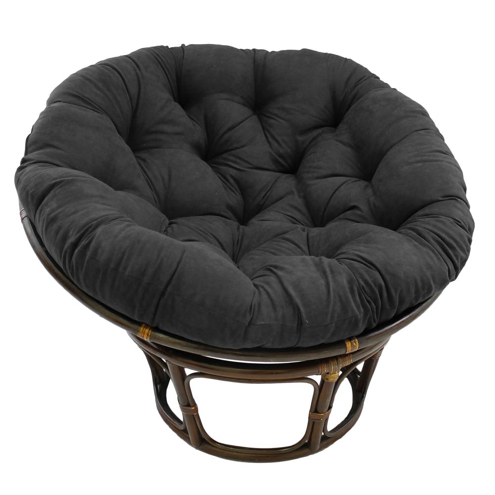 44-inch Solid Micro Suede Papasan Cushion (Fits 42-inch Papasan Frame). Picture 1