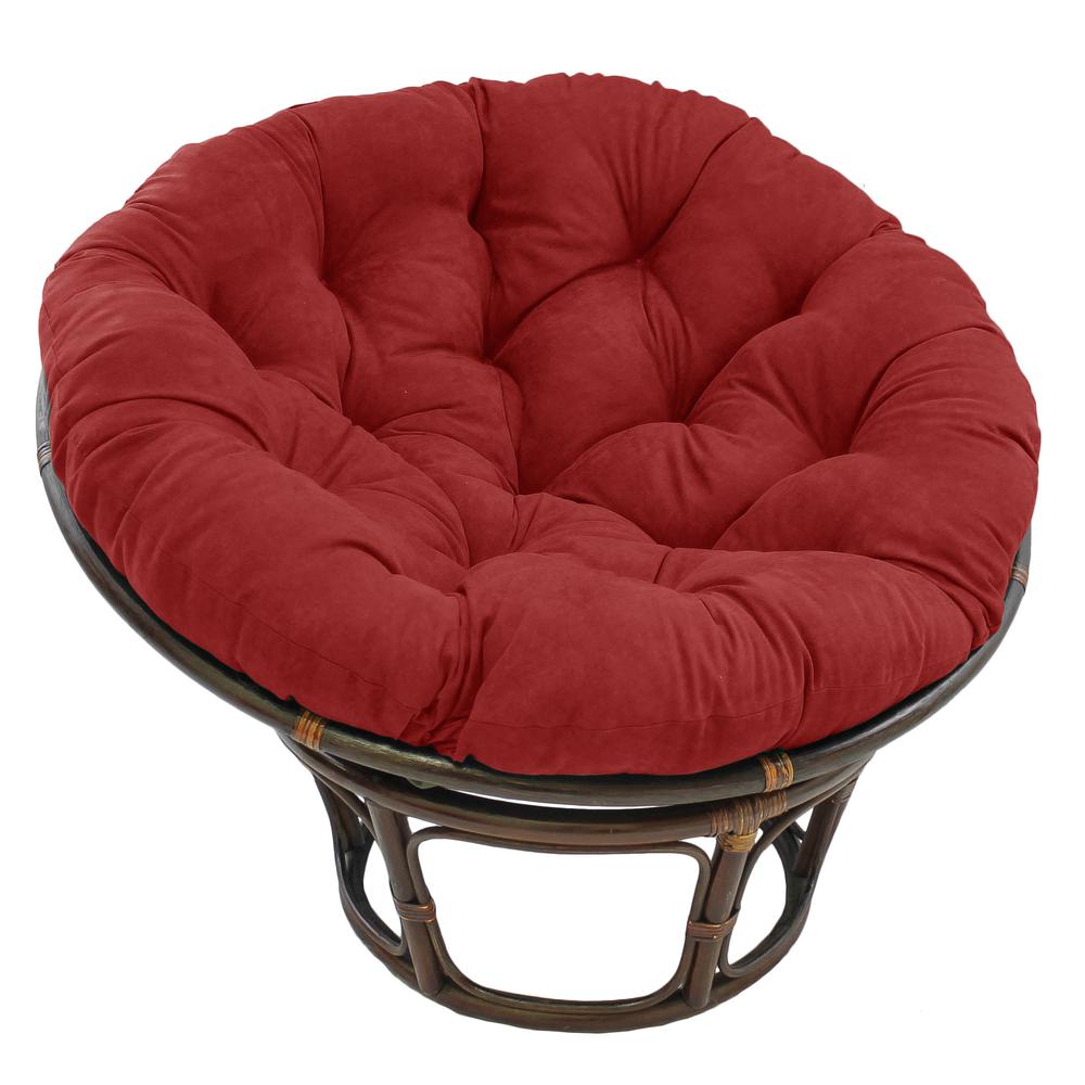 44-inch Solid Micro Suede Papasan Cushion (Fits 42-inch Papasan Frame). Picture 1