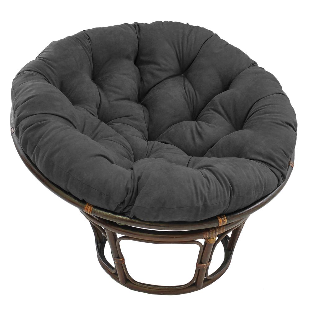 44-inch Solid Micro Suede Papasan Cushion (Fits 42-inch Papasan Frame). Picture 1