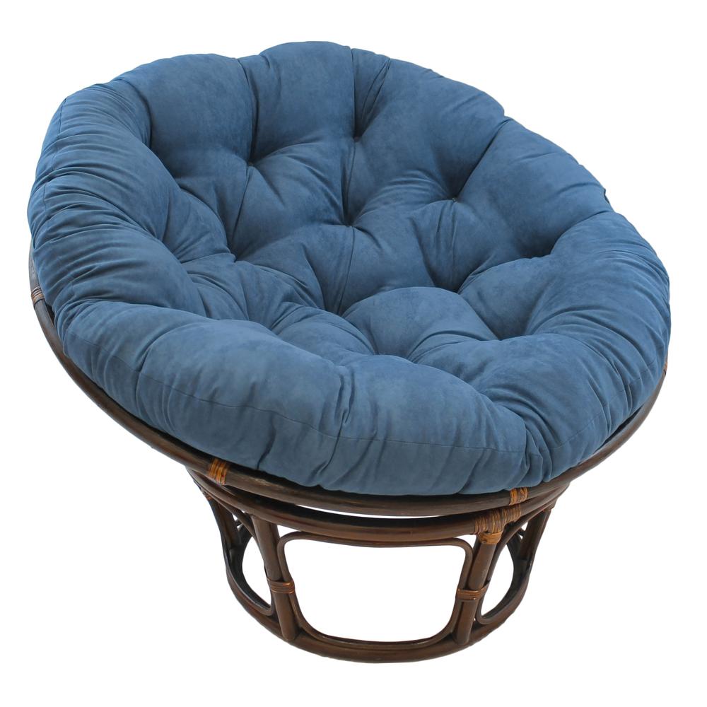 44-inch Solid Micro Suede Papasan Cushion (Fits 42-inch Papasan Frame). Picture 1