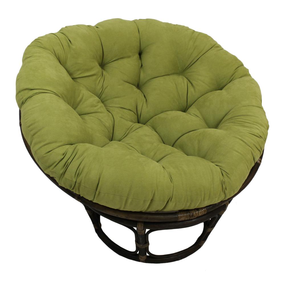 44-inch Solid Micro Suede Papasan Cushion (Fits 42-inch Papasan Frame). Picture 1