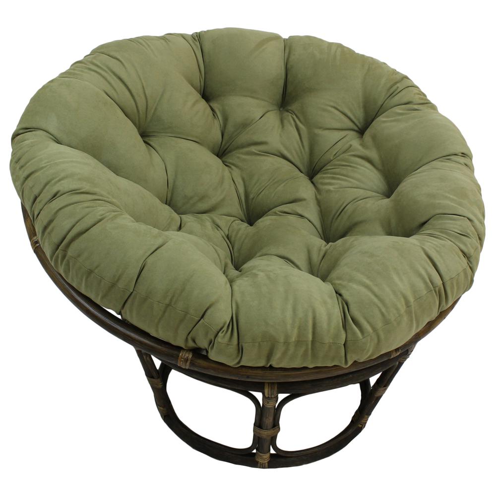 44-inch Solid Micro Suede Papasan Cushion (Fits 42-inch Papasan Frame). Picture 1