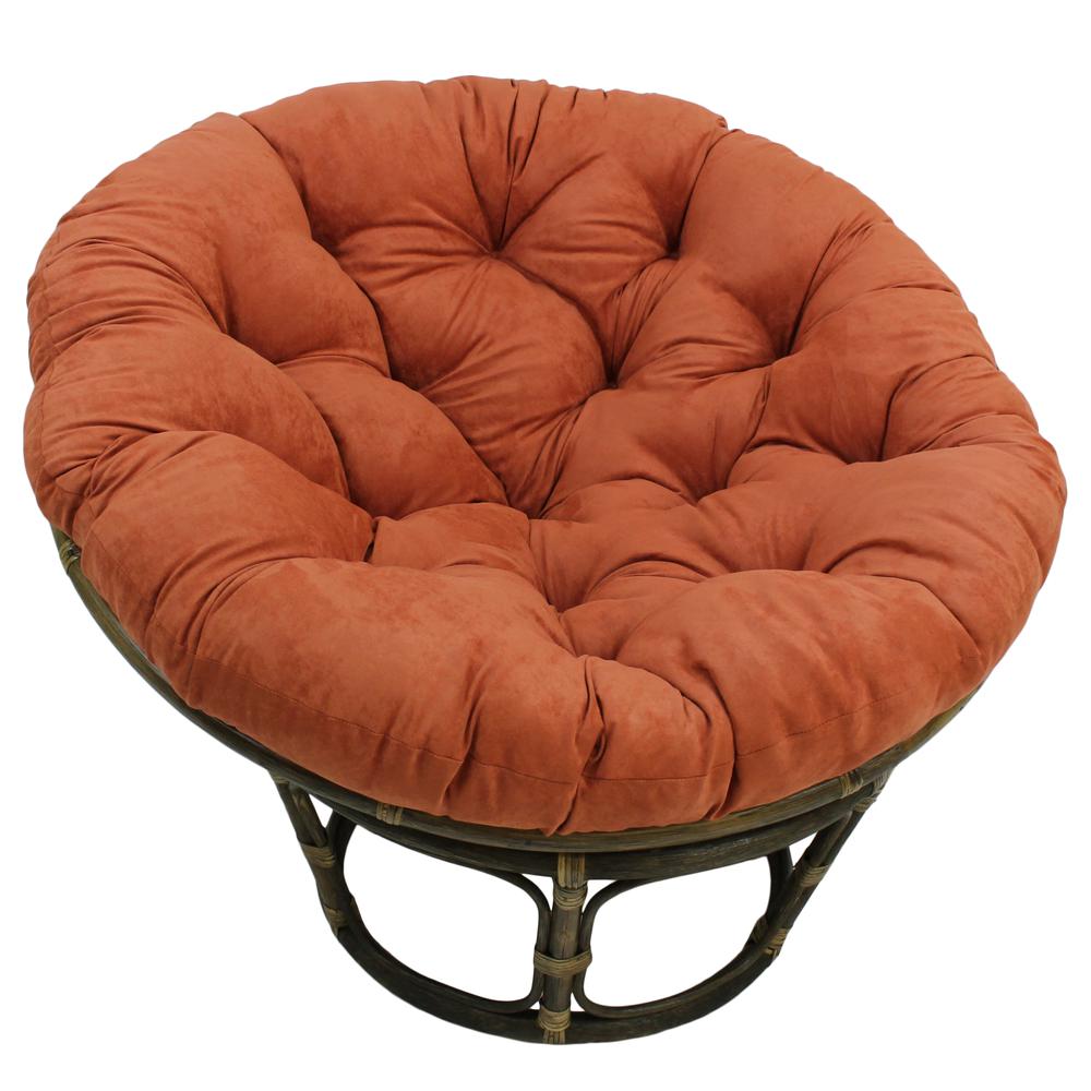 44-inch Solid Micro Suede Papasan Cushion (Fits 42-inch Papasan Frame). Picture 1