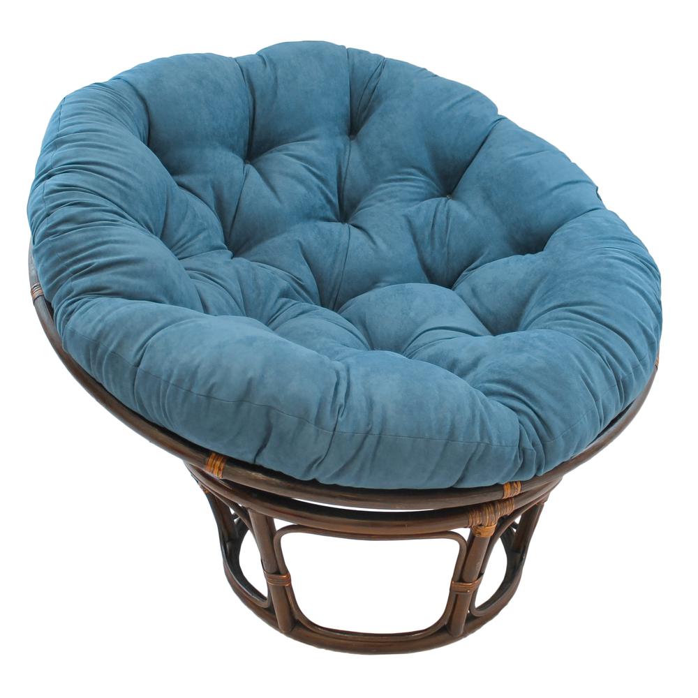 44-inch Solid Microsuede Papasan Cushion (Fits 42-inch Papasan Frame)  93312-MS-TL. Picture 1