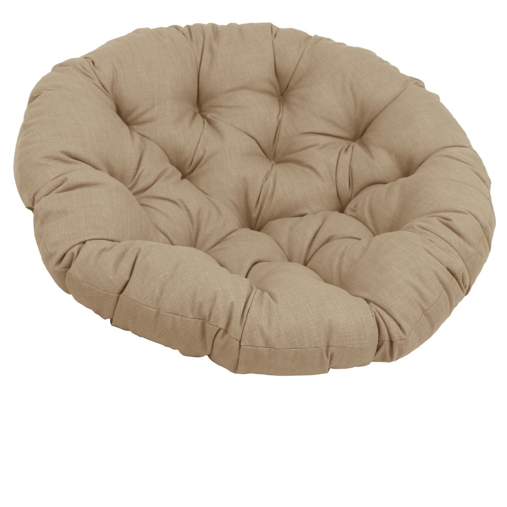 44-inch Solid Outdoor Spun Polyester Papasan Cushion. Picture 1