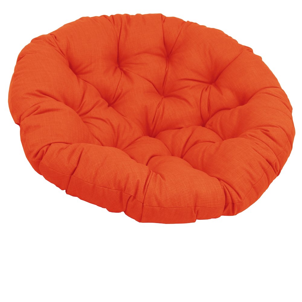 44-inch Solid Outdoor Spun Polyester Papasan Cushion. Picture 1