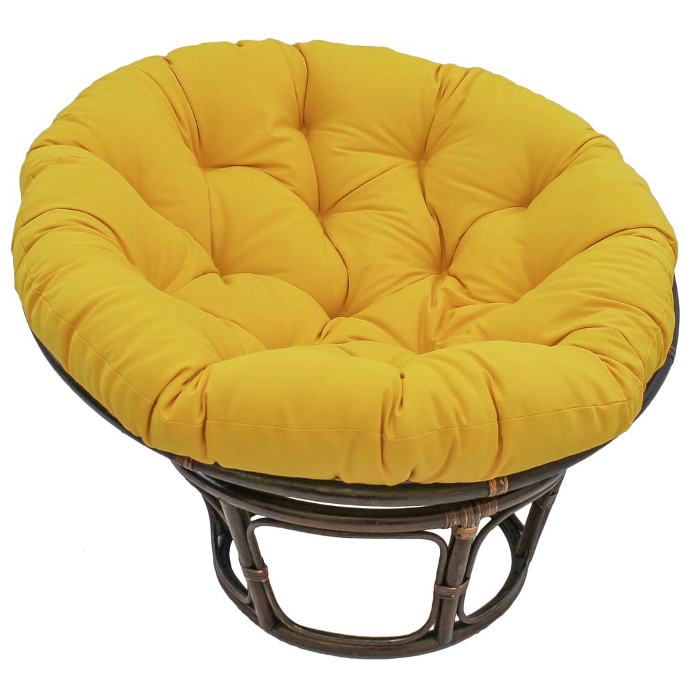 44-inch Solid Twill Papasan Cushion (Fits 42-inch Papasan Frame). Picture 1