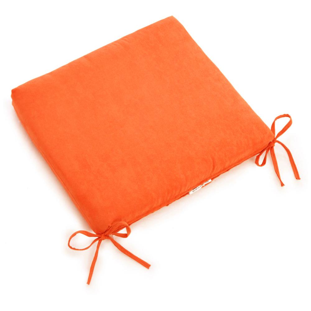 20-inch by 19-inch Solid Microsuede Chair Cushion  93454-1CH-MS-TD. Picture 1