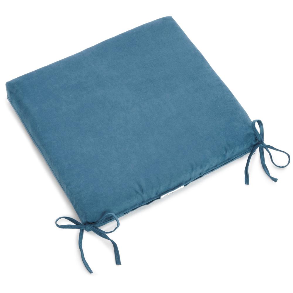 20-inch by 19-inch Solid Microsuede Chair Cushion  93454-1CH-MS-TL. Picture 1