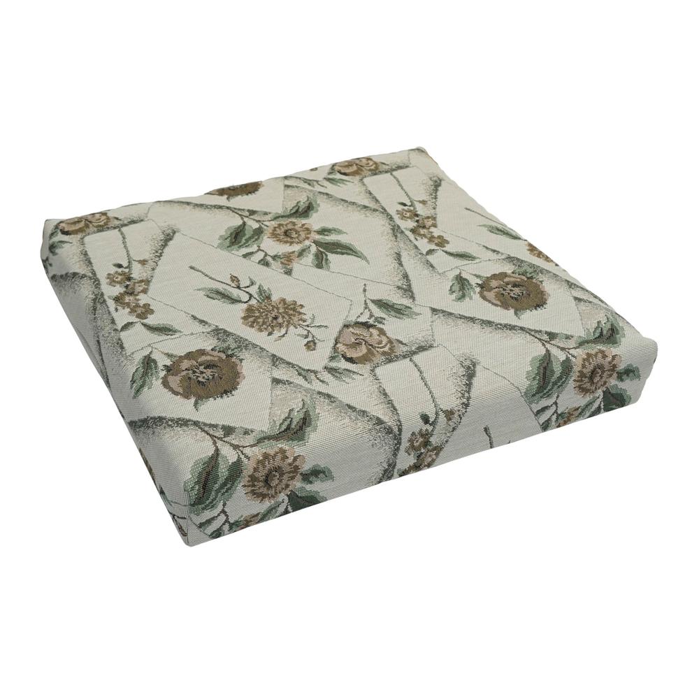 20-inch by 19-inch Patterned Outdoor Chair Cushion 93454-1CH-OD-064. Picture 1