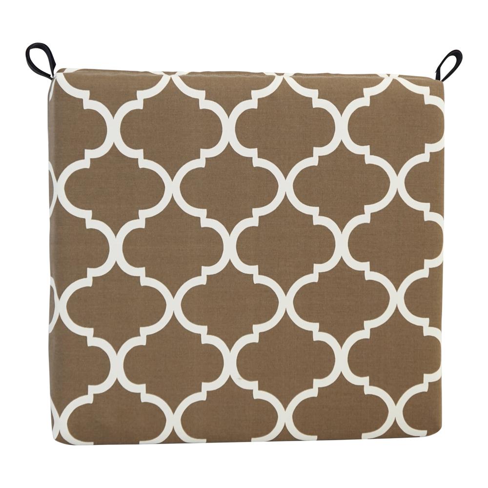 20-inch by 19-inch Patterned Outdoor Chair Cushion 93454-1CH-OD-160. Picture 2