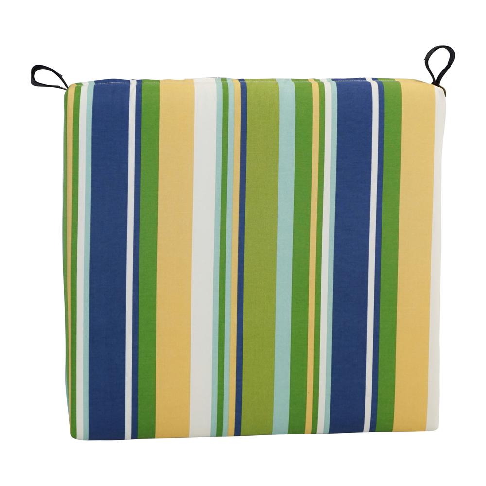 20-inch by 19-inch Patterned Outdoor Chair Cushion 93454-1CH-OD-172. Picture 2