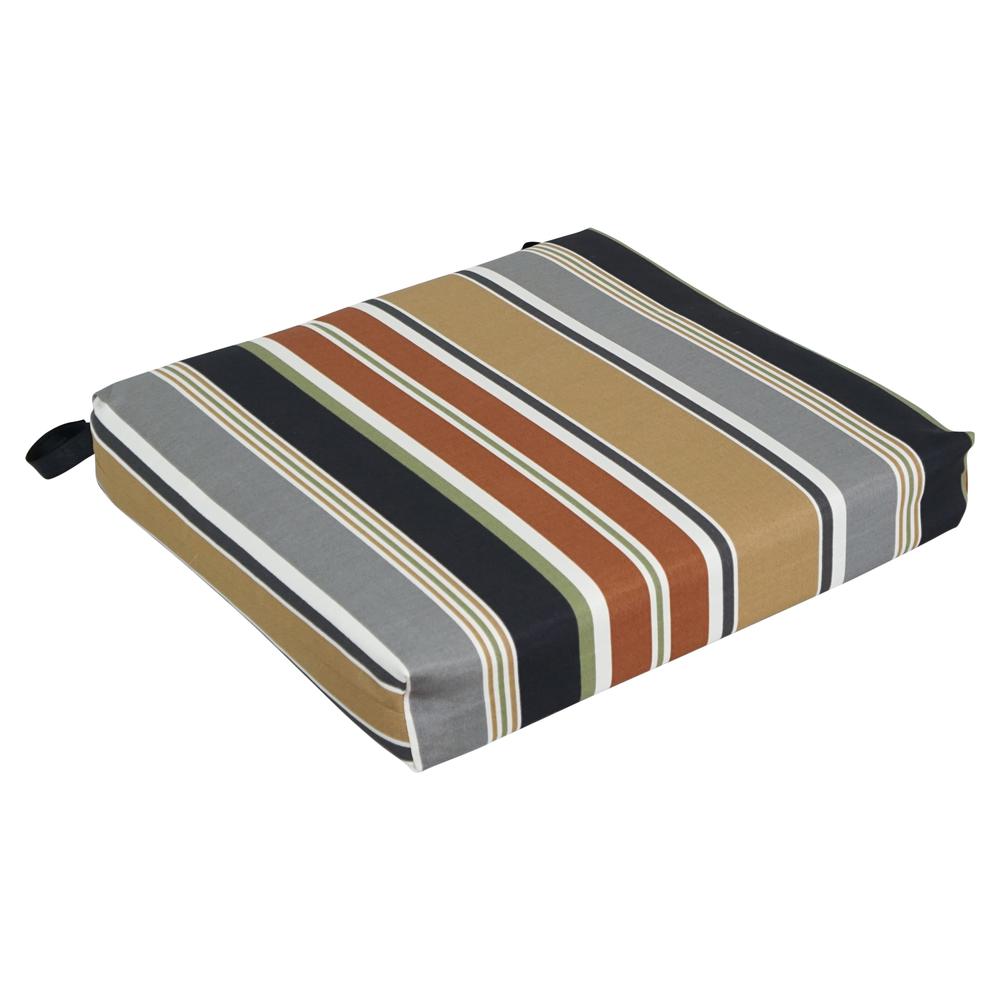 20-inch by 19-inch Patterned Outdoor Chair Cushion 93454-1CH-OD-207. Picture 1