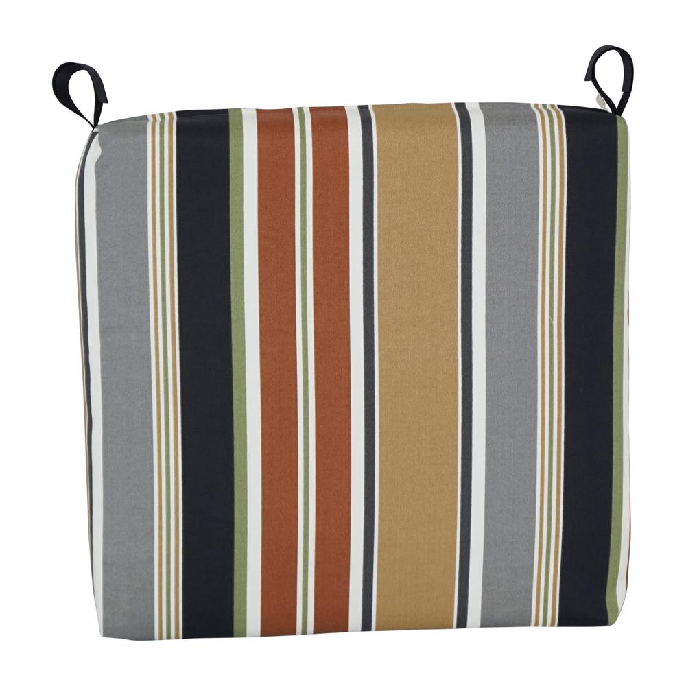 20-inch by 19-inch Patterned Outdoor Chair Cushion 93454-1CH-OD-207. Picture 2
