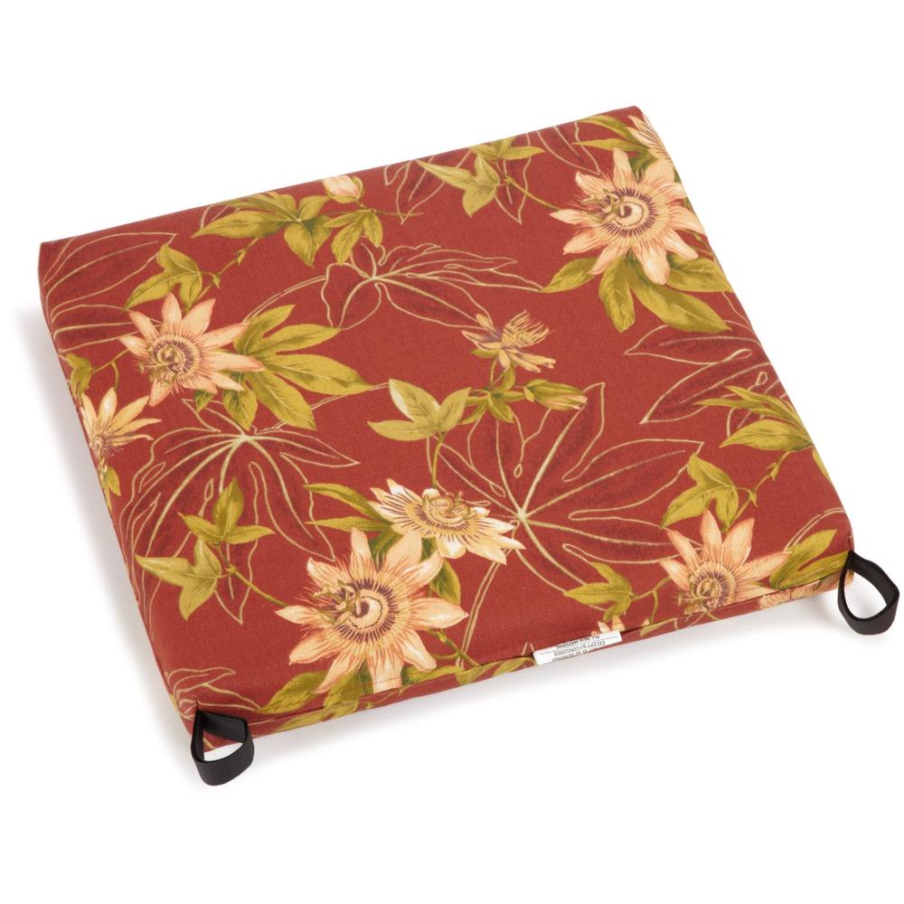 20-inch by 19-inch Spun Polyester Chair Cushion. Picture 1