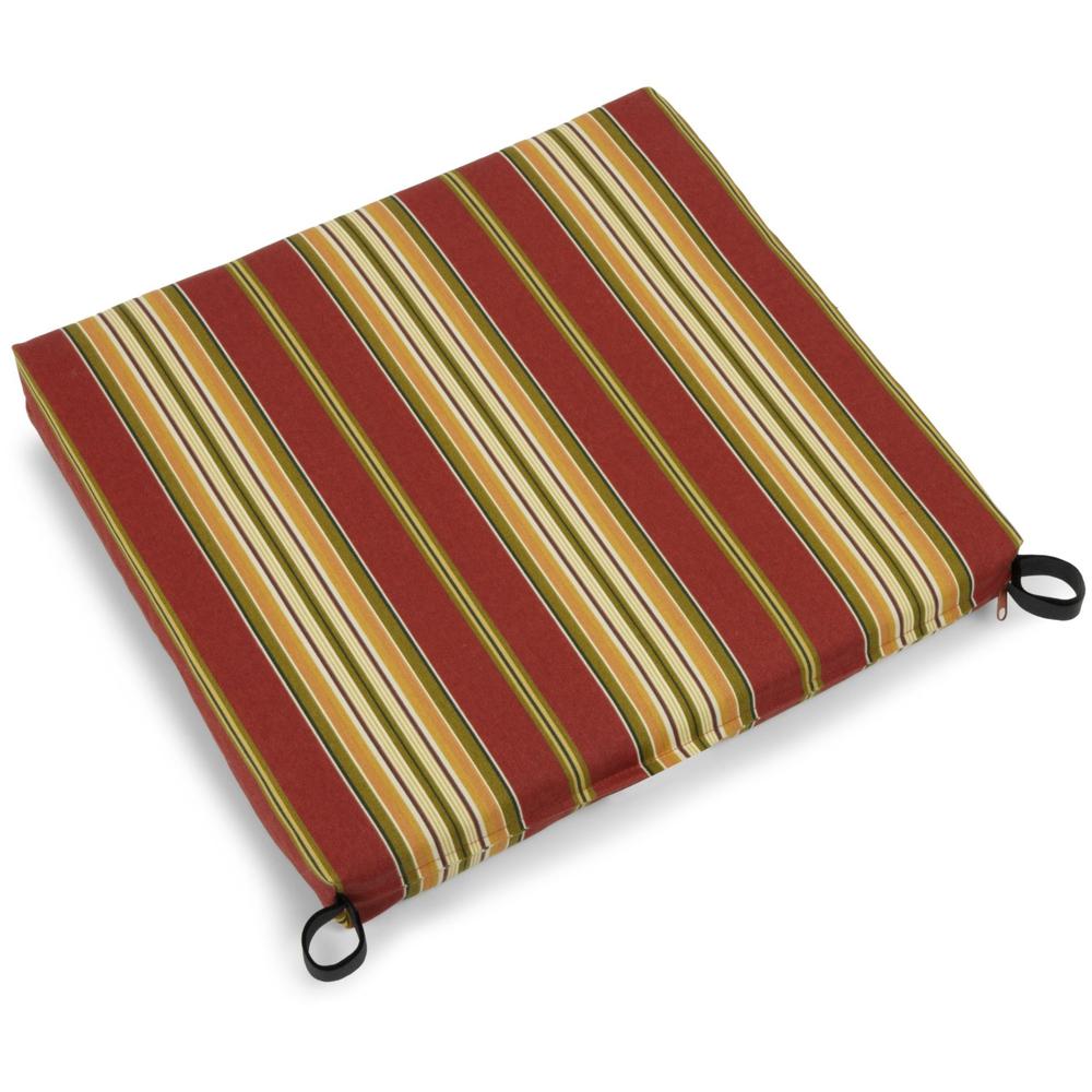 20-inch by 19-inch Spun Polyester Chair Cushion. Picture 1