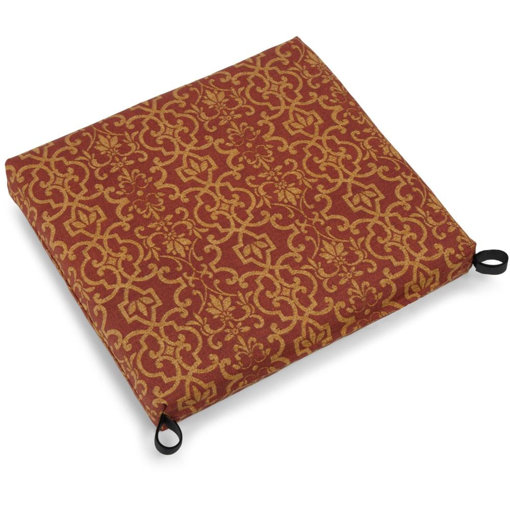 20-inch by 19-inch Spun Polyester Chair Cushion. Picture 1